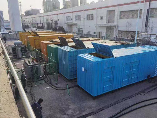 顺义柴油发电机出租案例展示